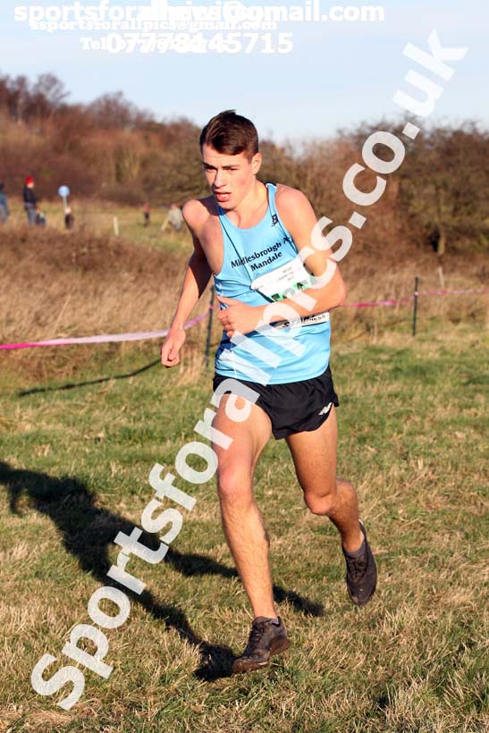 Mens under-20s North Eastern Cross Country, 2018 Northern Cross Country Champs., Wrekenton, Gateshead. Photo:  David T. Hewitson/Sports for All Pics